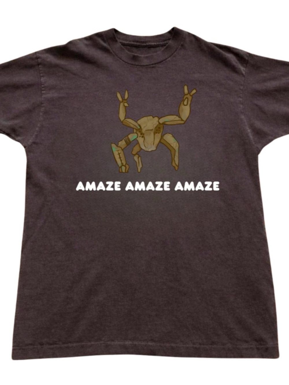 Gildan Brown Graphic Tee with Amaze, Project Hail Mary Shirt